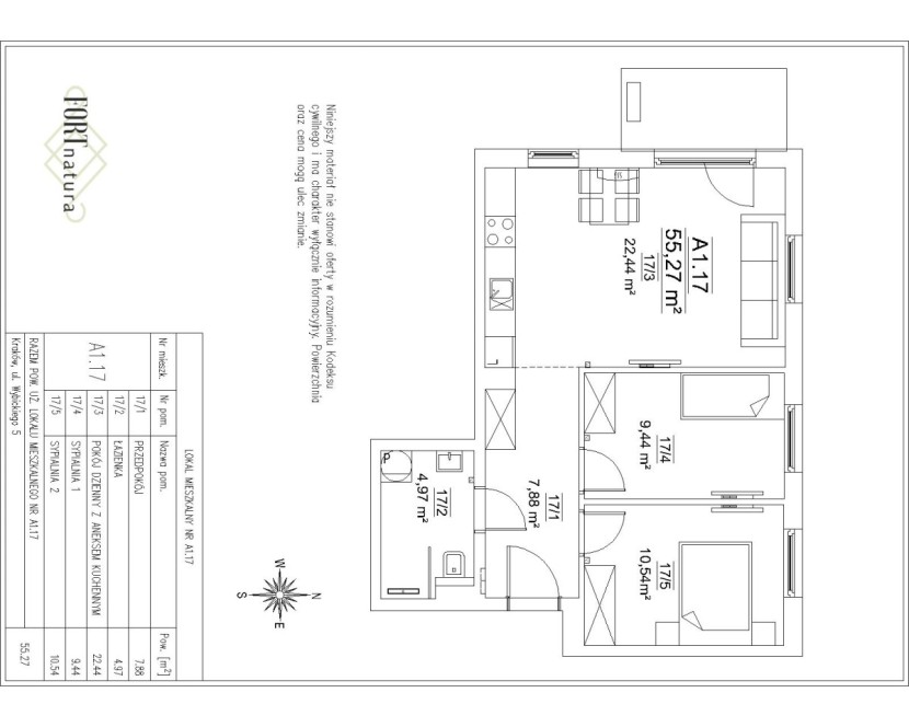 LOKAL MIESZKALNY NR A1.17