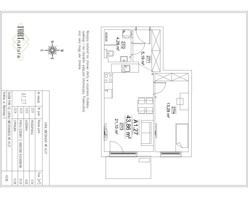 LOKAL MIESZKALNY NR A1.27