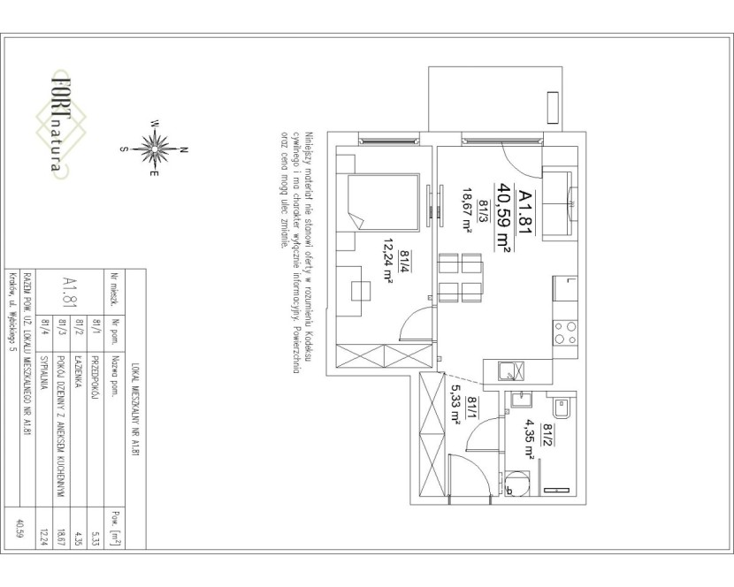 LOKAL MIESZKALNY NR A1.81